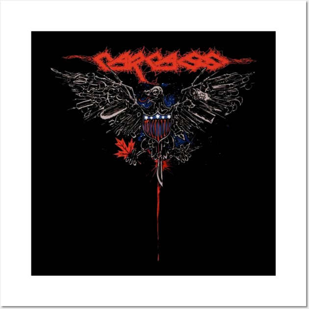 CARCASS MERCH VTG Wall Art by VikiMinimalist